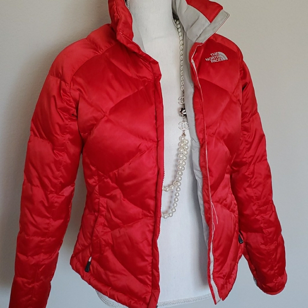 Northface small winter jacket Red